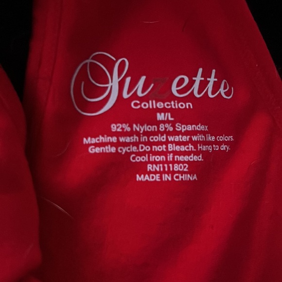 Very Stylish Vibrant Red Cut out Bodysuit made to compliment your body! ❤️ - Picture 2 of 4